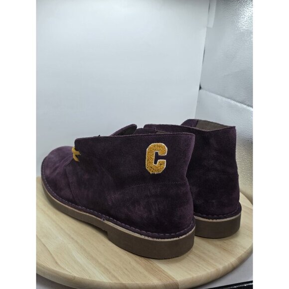 New Clarks Bushacre 2 Suede Chukka Desert Boots US13 Purple ankle chelsea work - Picture 7 of 10